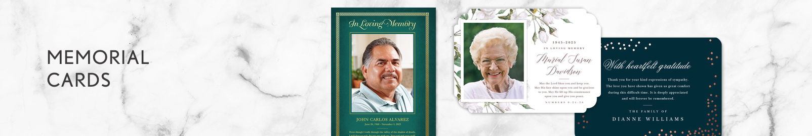 Memorial & Sympathy Cards