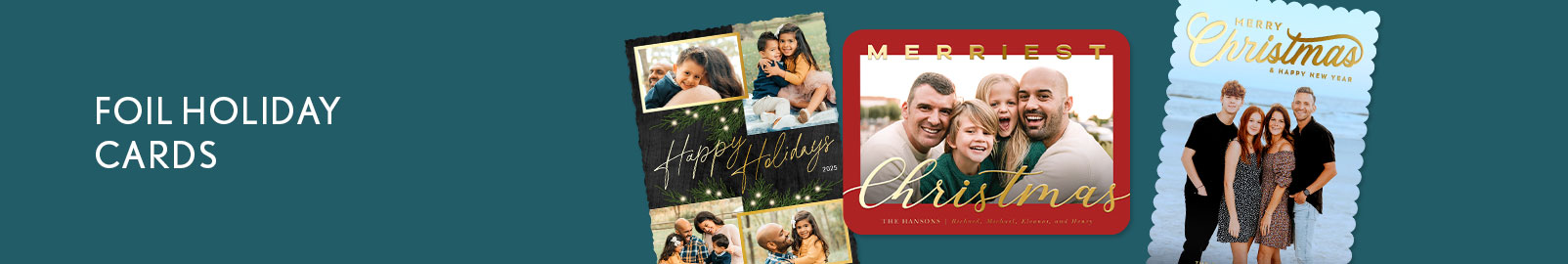 Foil Holiday Cards