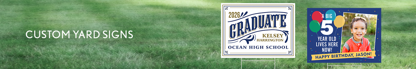 Custom Yard & Lawn Signs