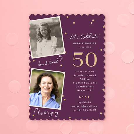 Adult Birthday Invitations